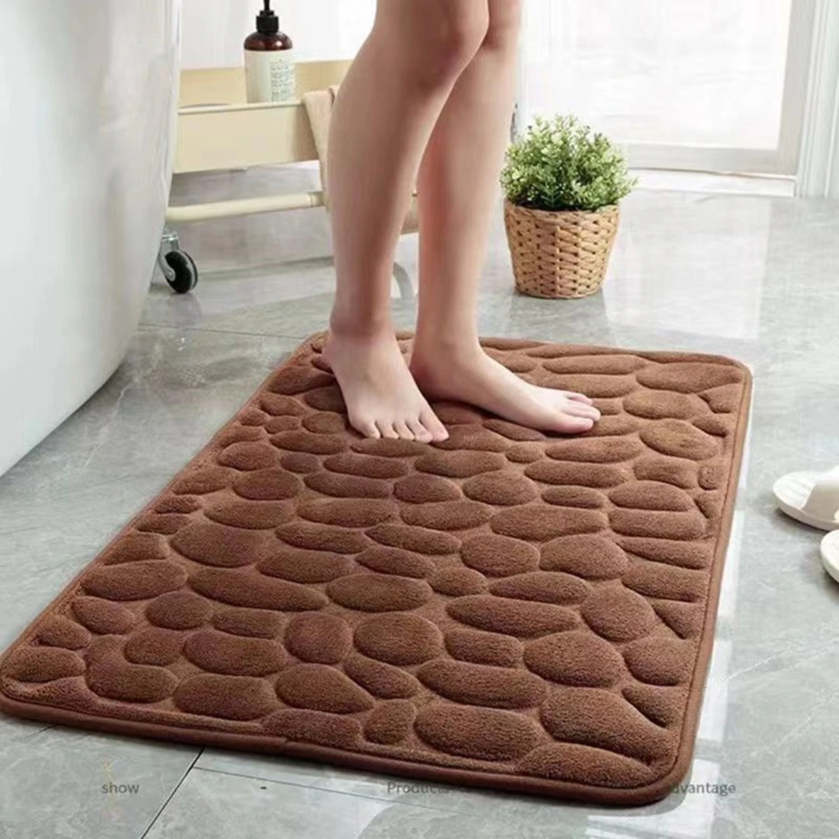 Tapis de bain 3D Antidérapant Aqua UP